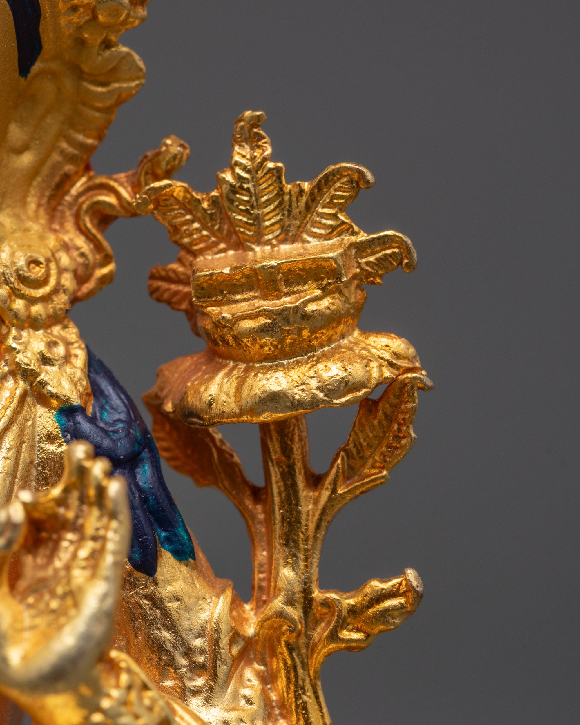Bodhisattva Manjusri Sculpture | Precision-Crafted Machine Made Idol