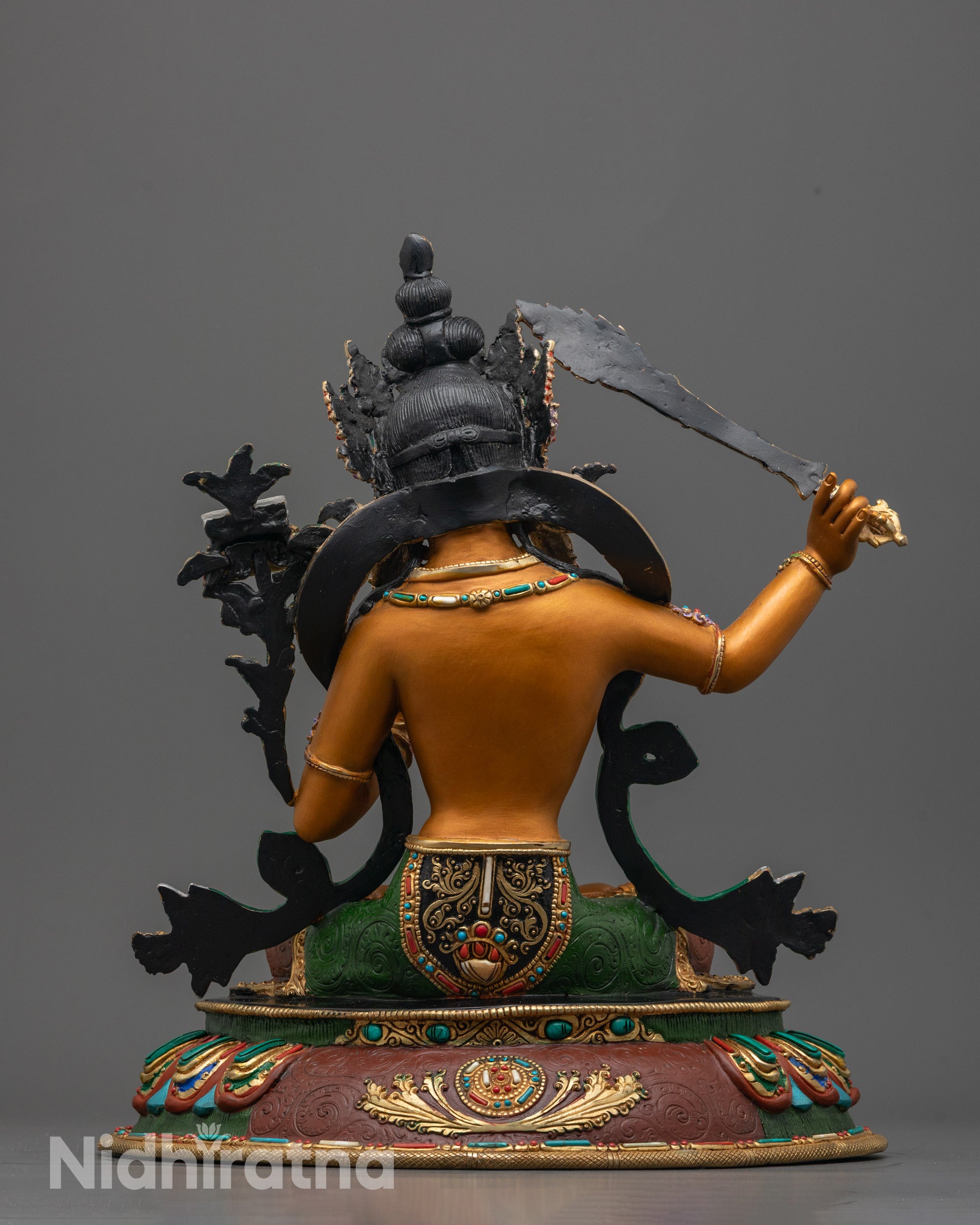 Fine Art Manjushri Statue | Enlightened Buddhist Bodhisattva