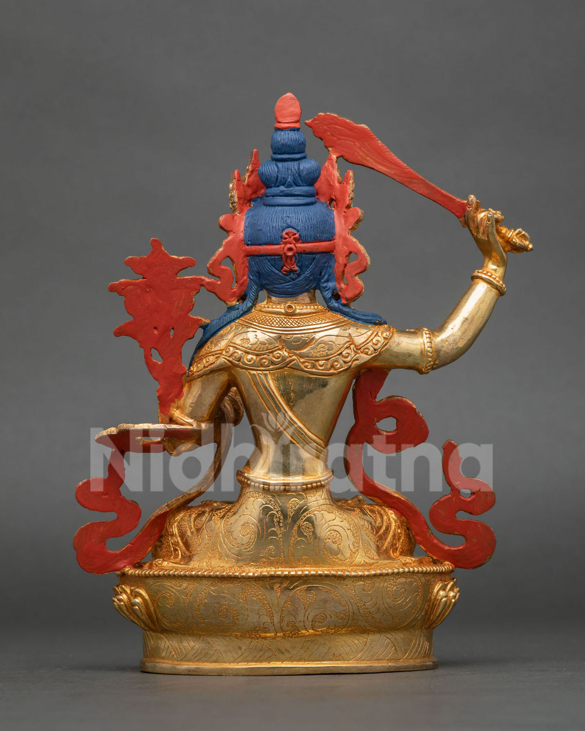 Manjushri Statue | Buddhist Altar Art from Nepal