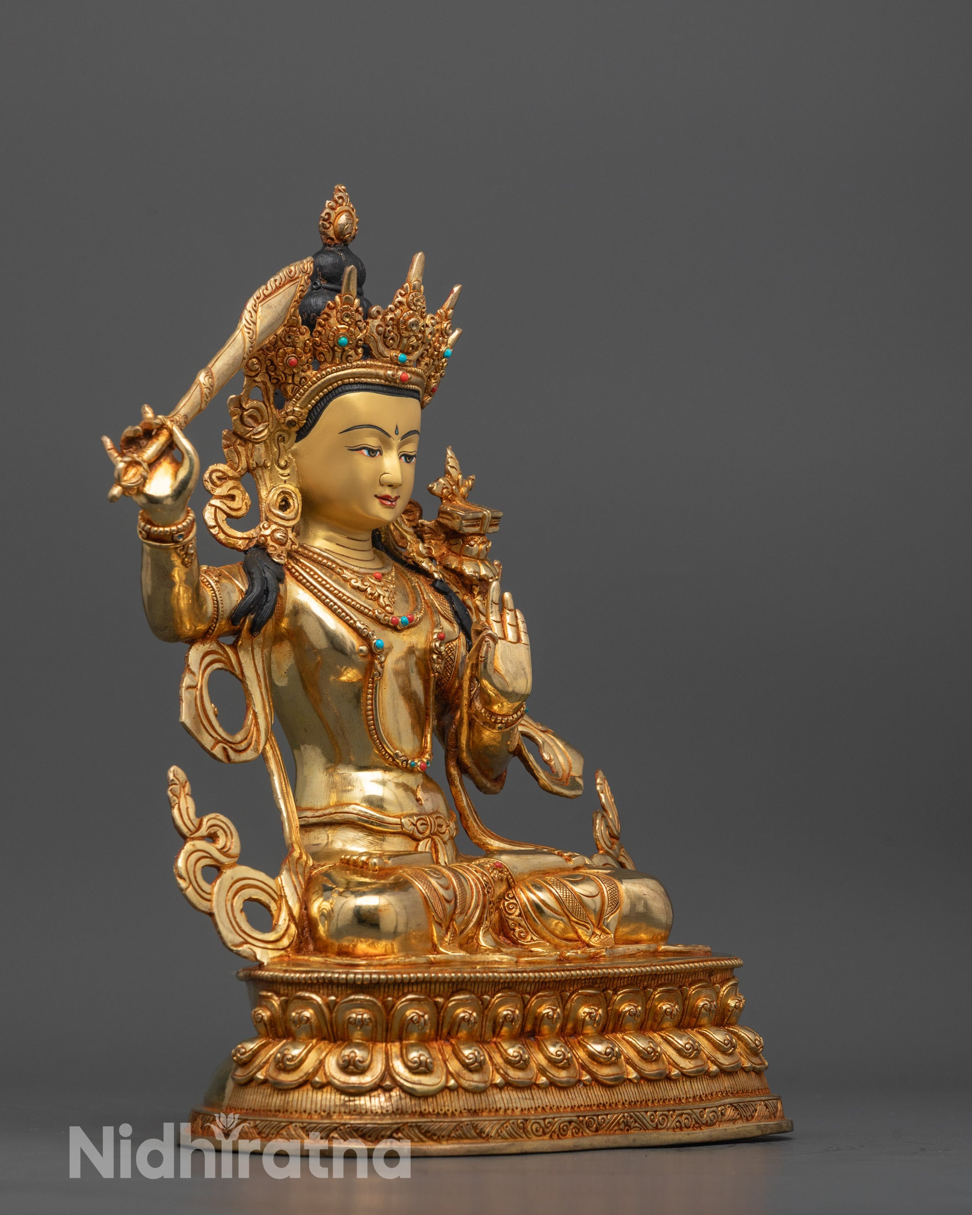Sacred Manjushri Statue for Sale | Buddhist Wisdom Symbol