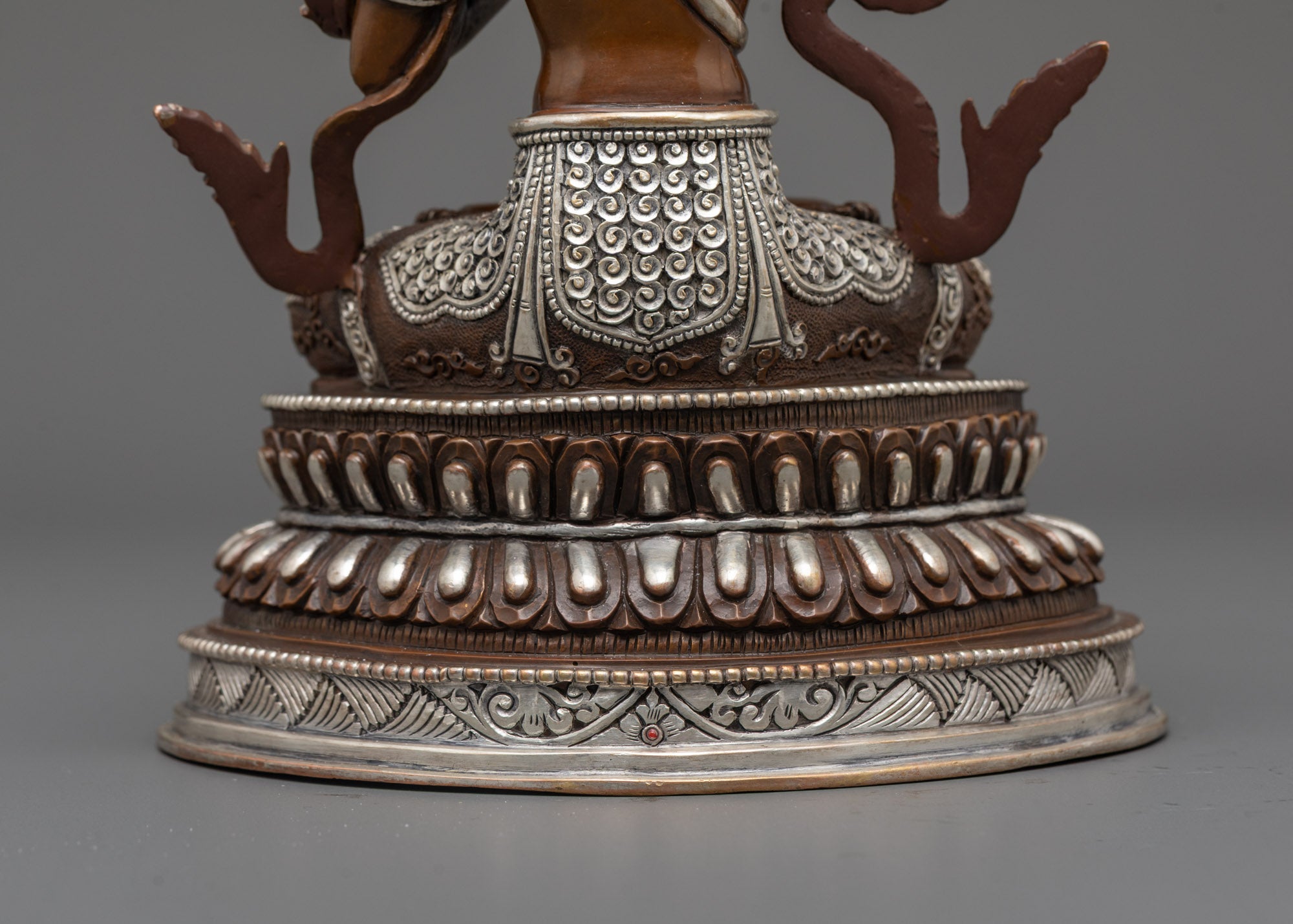 Shop Oxidized Manjushri Statue | Handcrafted Wisdom Deity Sculpture