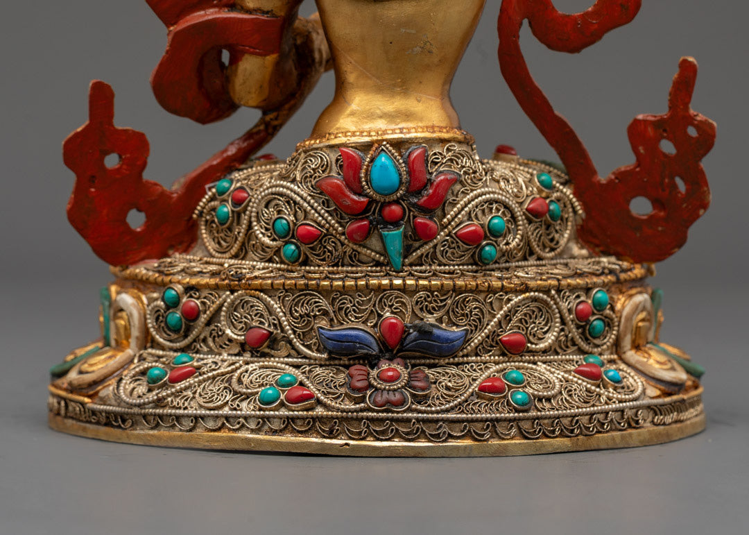 Manjushri Statue | Bodhisattva Nepali Art