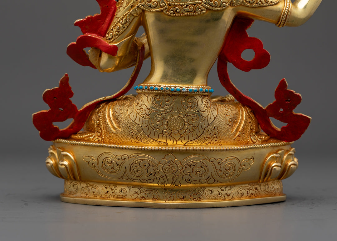 Manjushri Statue | Buddhist Wisdom Deity Sculpture