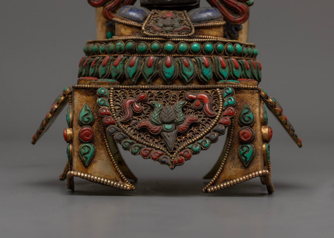 Manjushri Statue | Adorned with Precious Stones