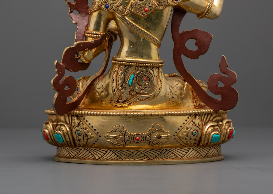 Sacred Manjushri Statue | Handcrafted by Nepalese Artisan