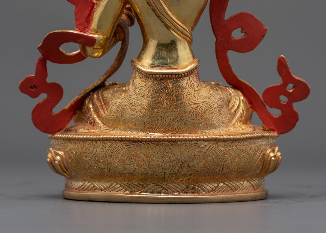 Manjushri Bodhisattva Sculpture | Traditional Tibetan Art