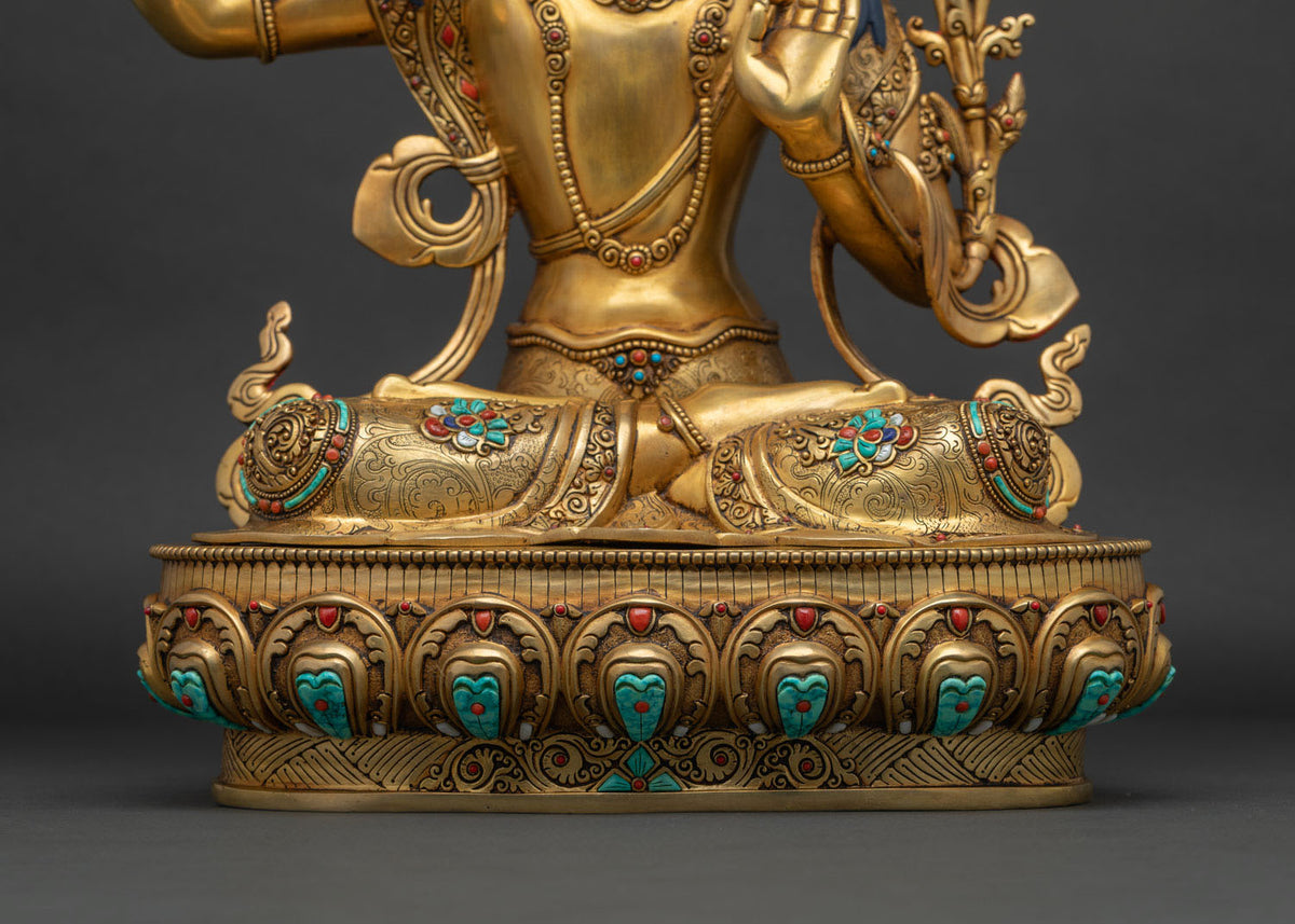 Manjushri Statue | Buddhist Art of Wisdom Bodhisattva