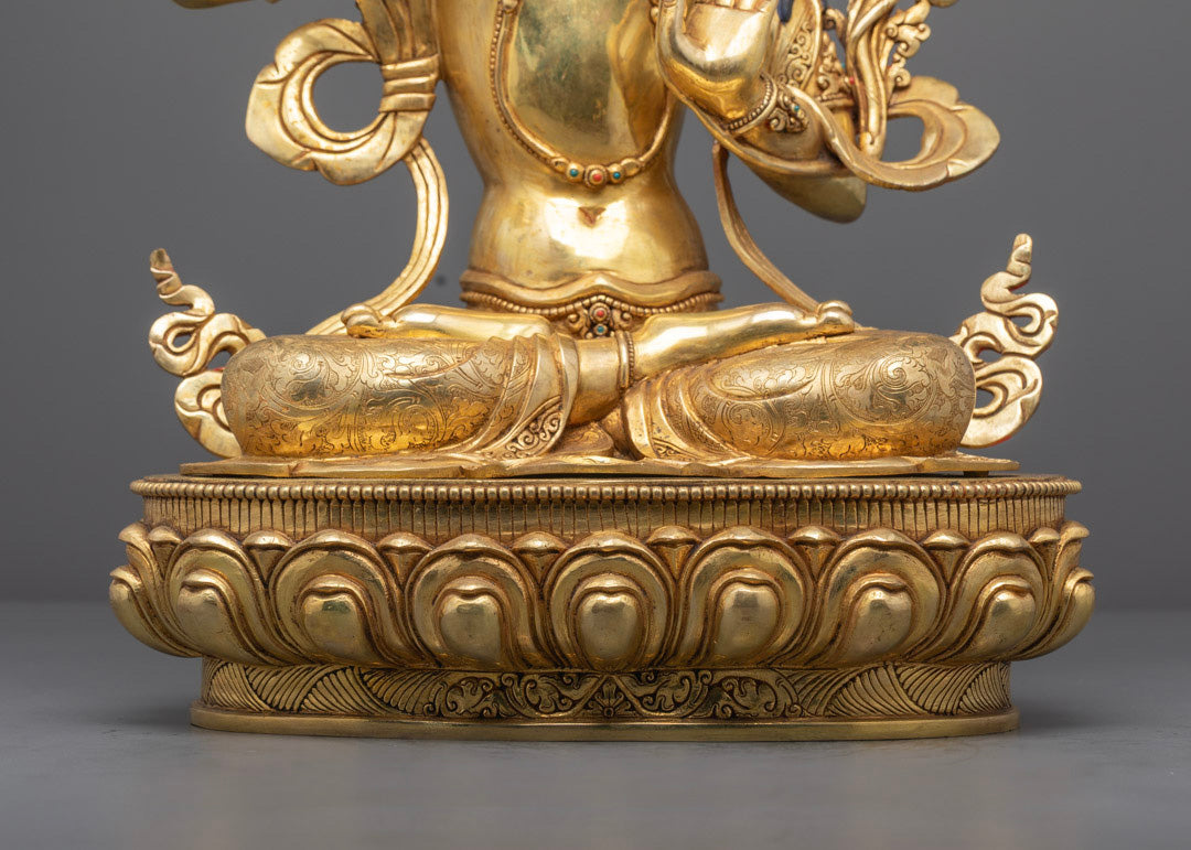 Nepalese Manjushri Statue | Bodhisattva Sculpture
