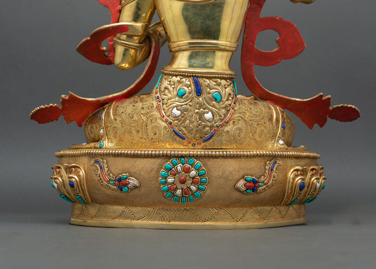 Himalayan Buddhist Manjushri Sculpture for Sacred Space