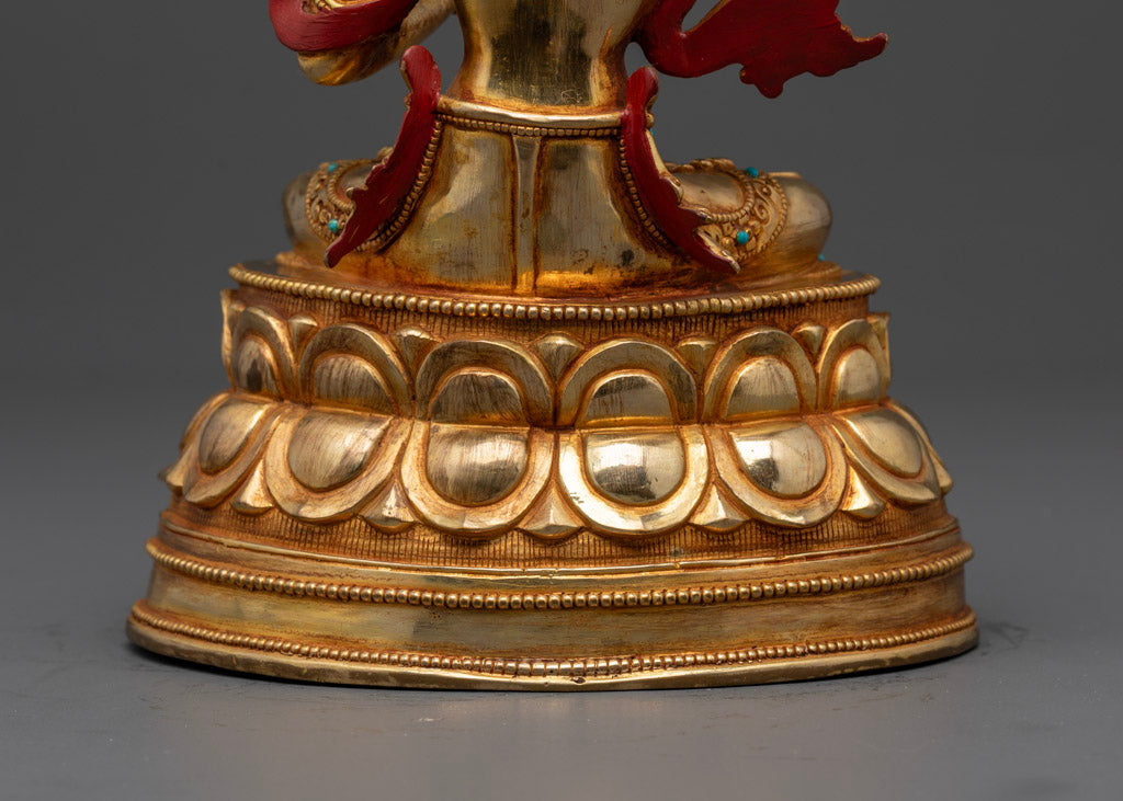 Golden Manjushri Statue | Bodhisattva of Wisdom