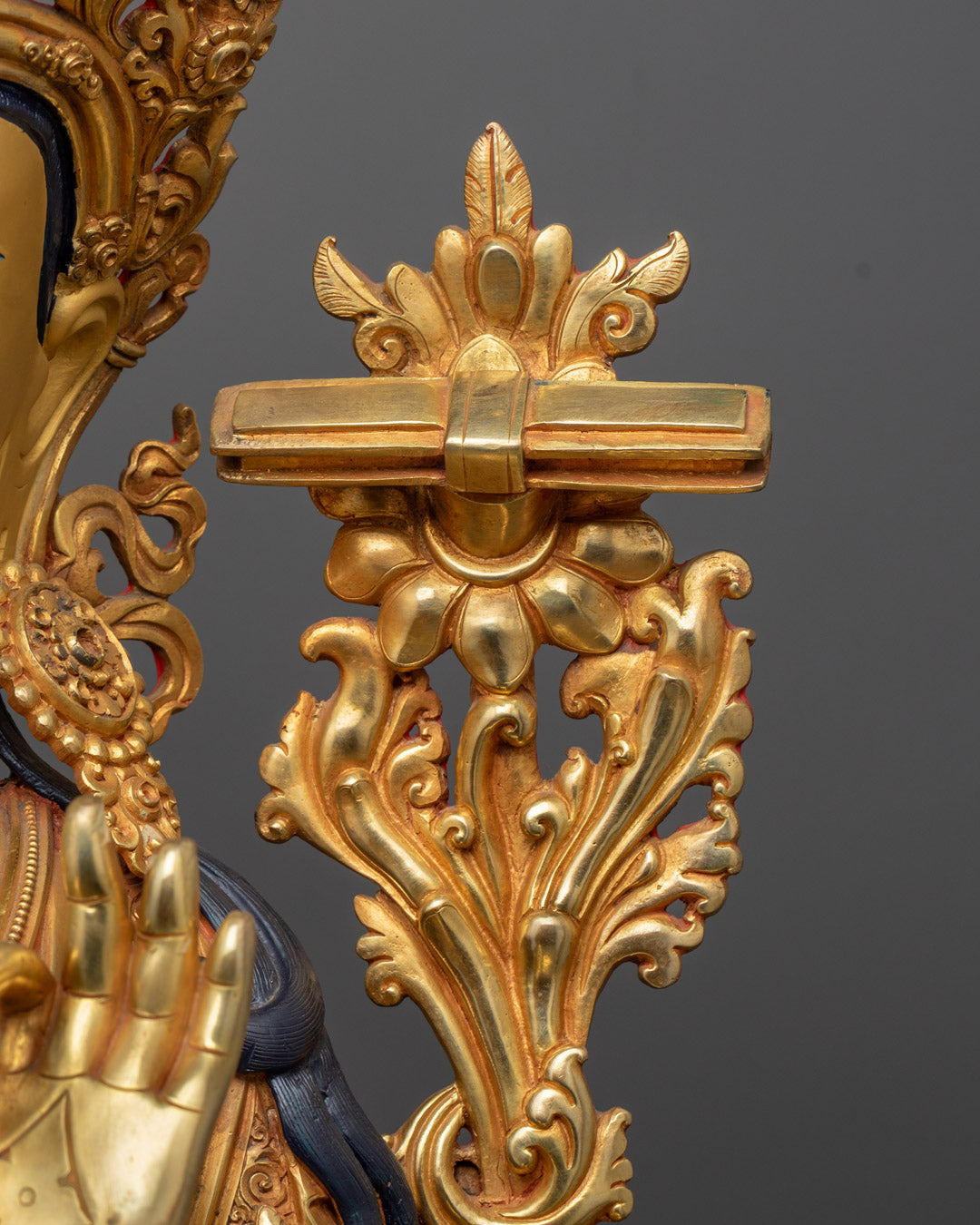 Handcrafted Manjushri  Sculpture | Buddhist Art from Nepal