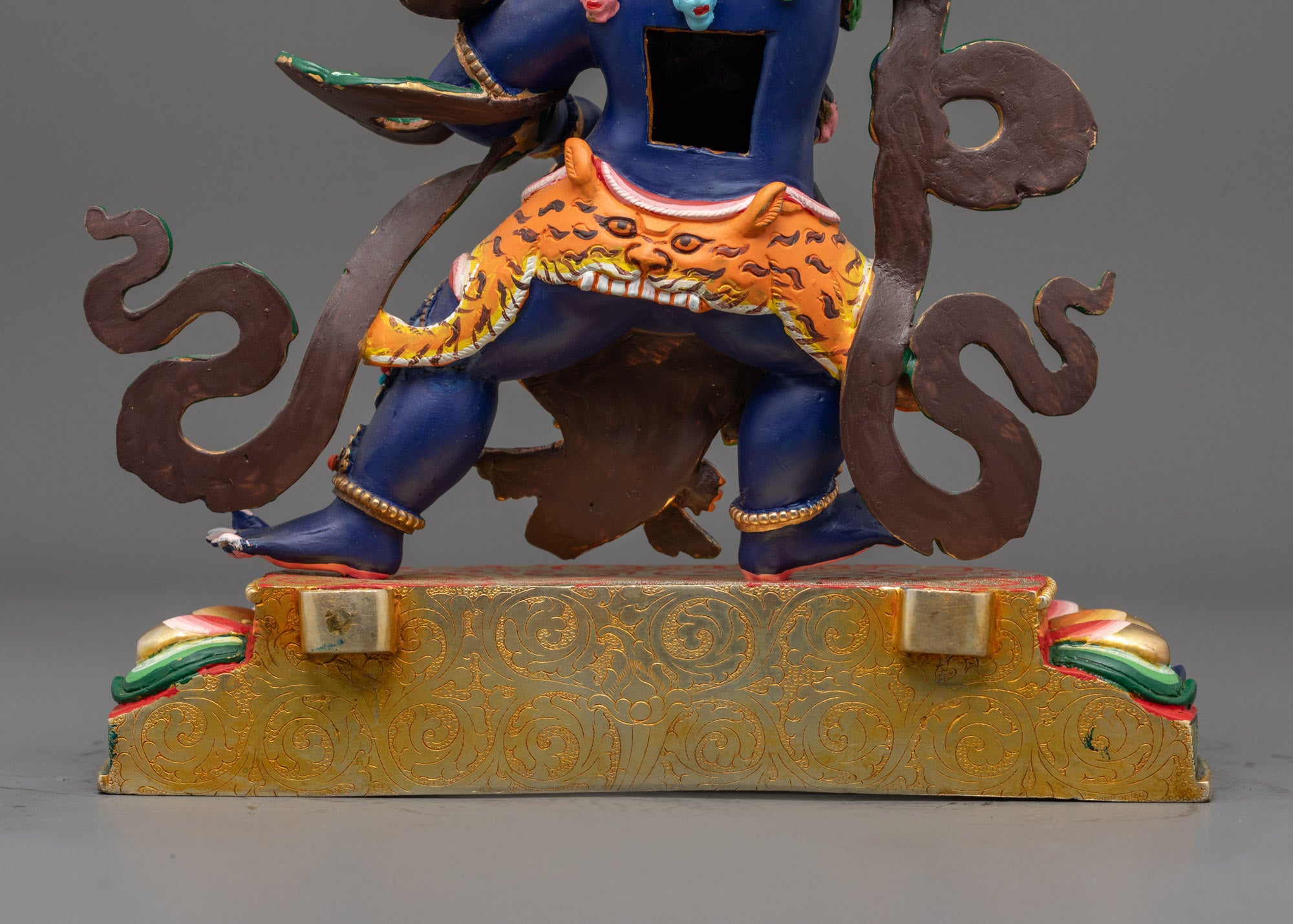 Bodhisattva Manjushri Statue with Colorful Detail | Wisdom Figure
