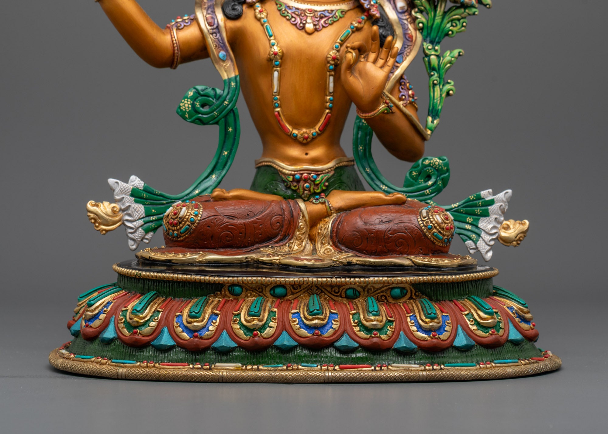 Fine Art Manjushri Statue | Enlightened Buddhist Bodhisattva