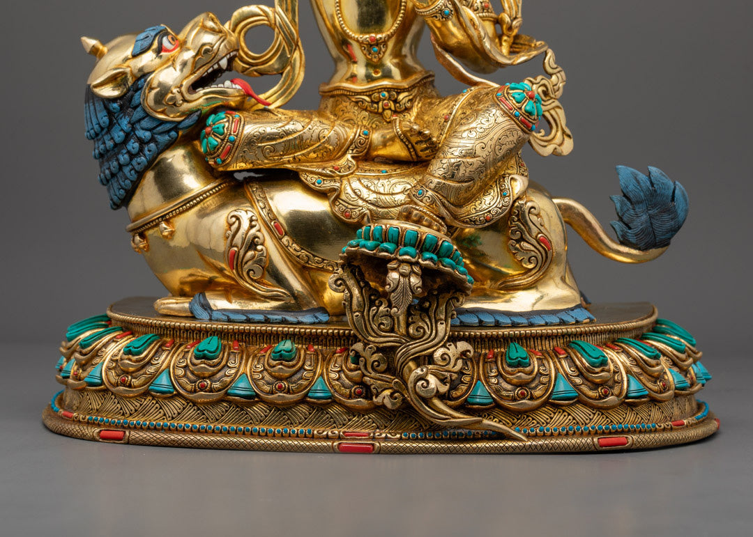 Manjushri Deity Statue | Traditional Tibetan Art of Wisdom