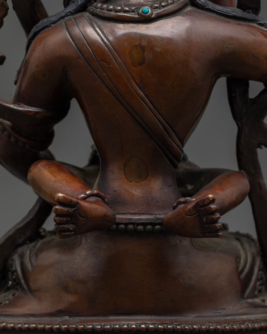 Manjushri Statue: The Bodhisattva of Wisdom & Intellect