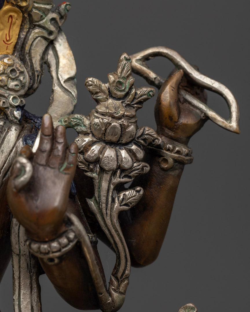 Maha Manjushri Statue | Traditional Himalayan Art of Nepal