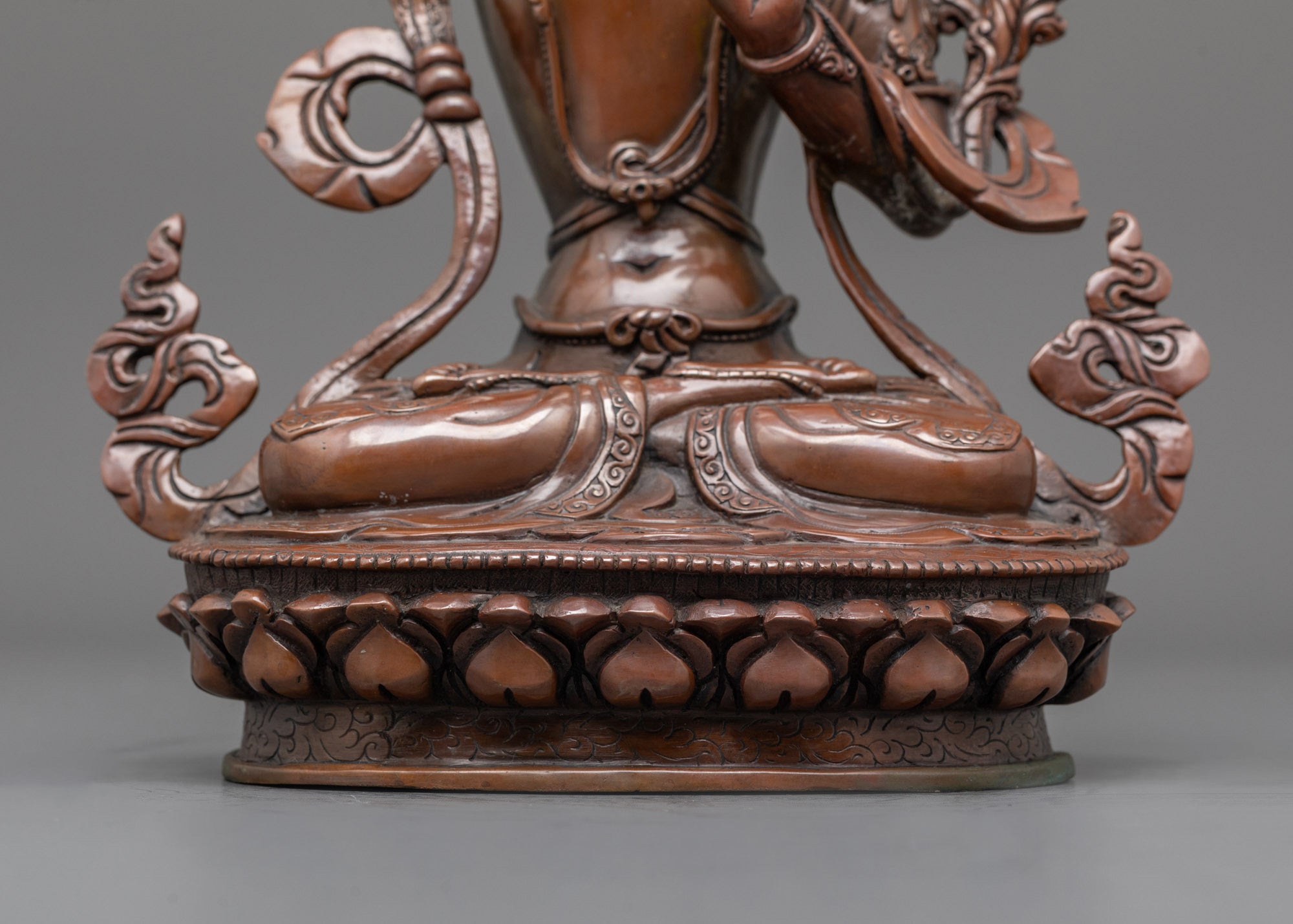 Elegant Manjushri Statue | Traditional Buddhist Artisan Craftsmanship