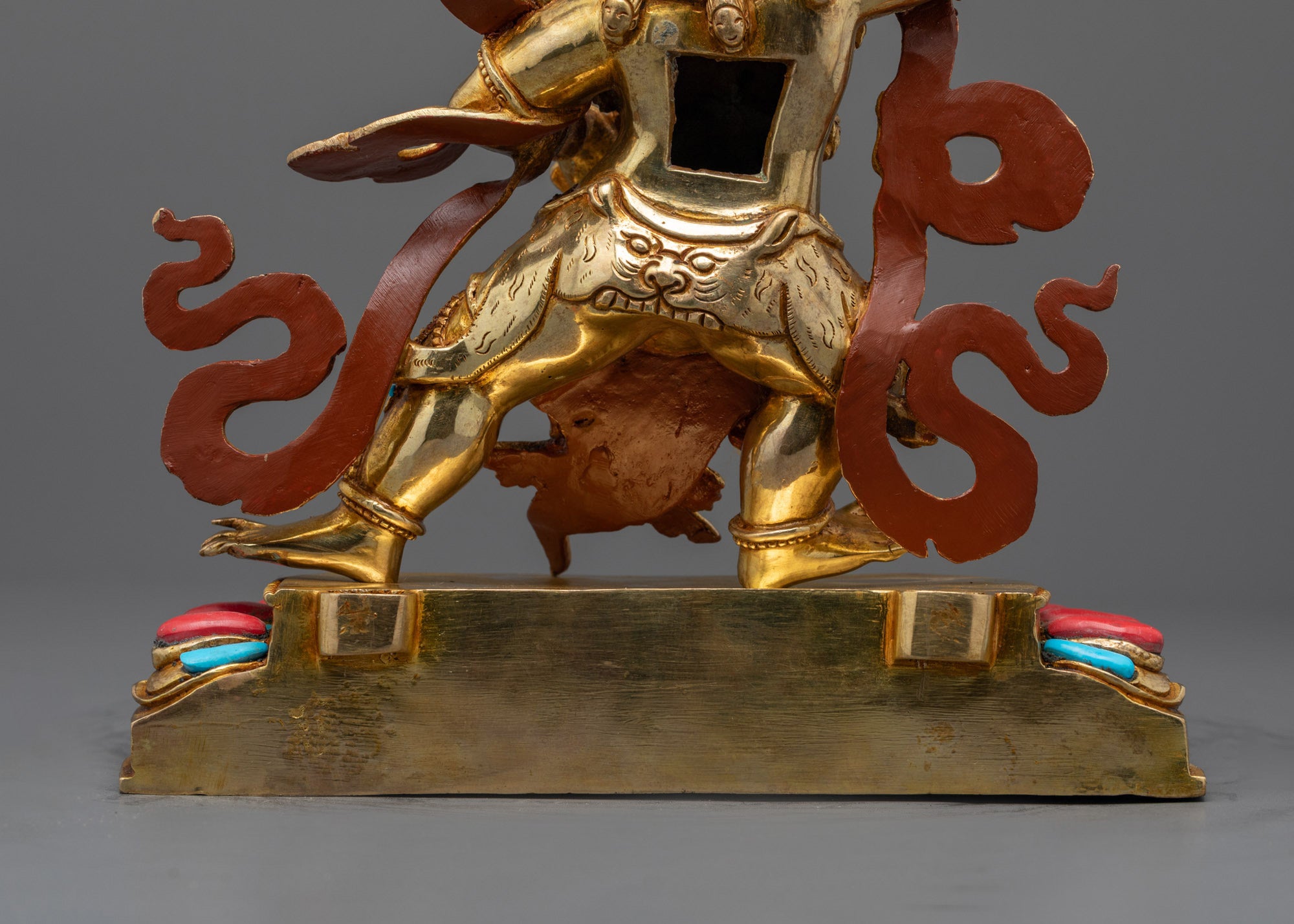 Handcrafted Wrathful Manjushri Statue | Artisan-Crafted Buddhist Protector