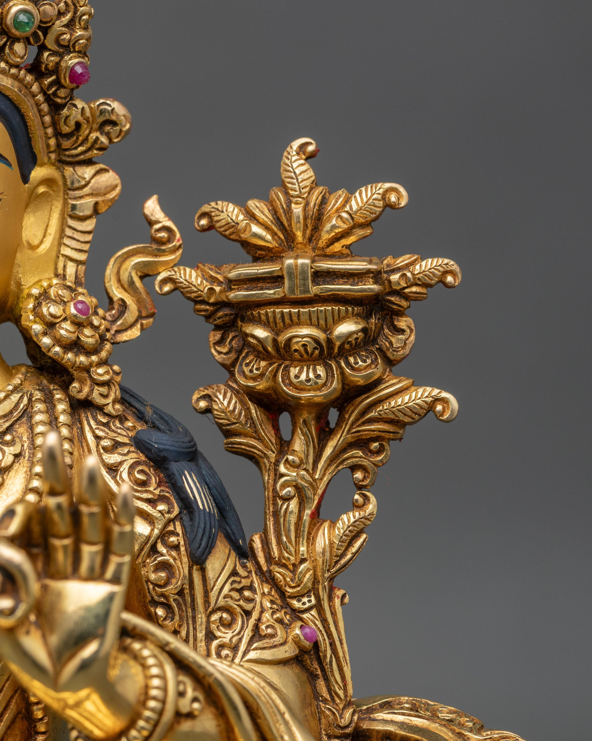 Manjushri Statue | Handcrafted Spiritual Home Altar Decor