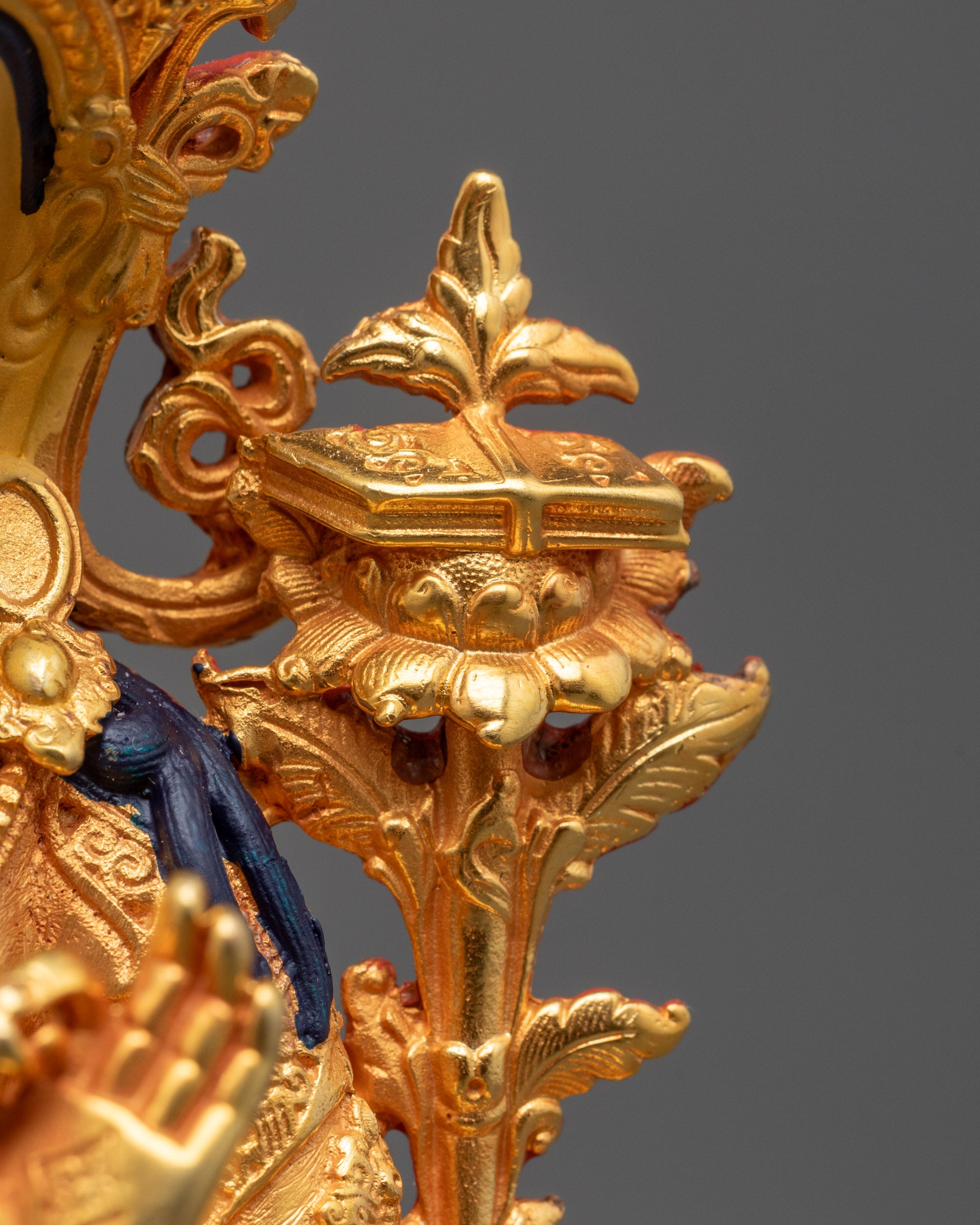 Buddhist Manjushri Sculpture | Machine-Made Deity of Wisdom