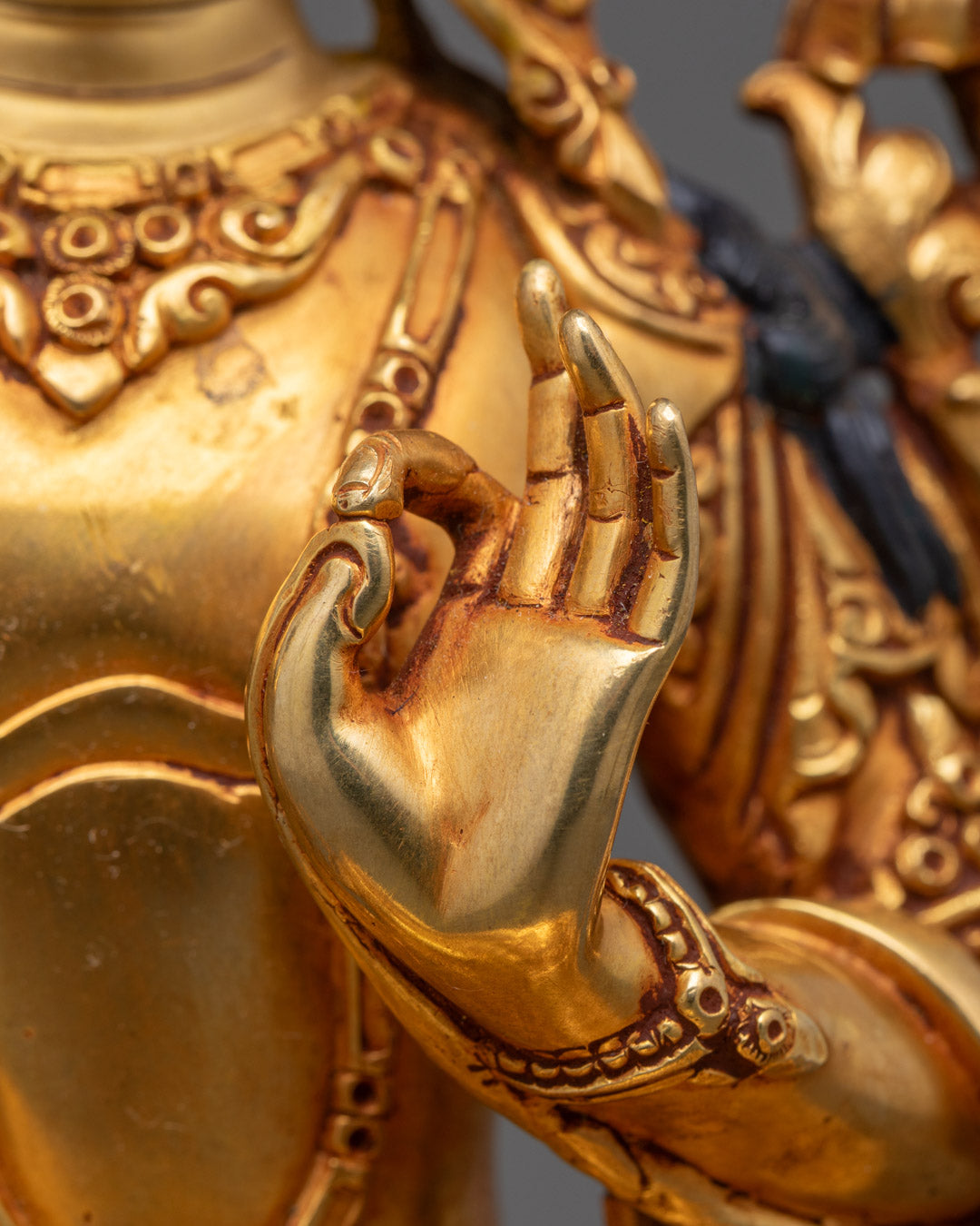 Divine Manjushri Statue | Hand-Carved Beautiful Tibetan Buddhist Art