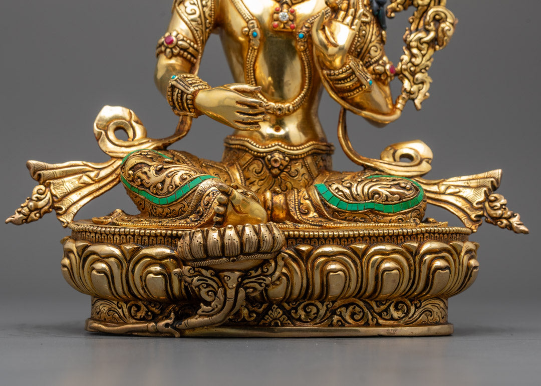Beautiful Manjushri Statue for Sale | Wisdom Deity Sculpture