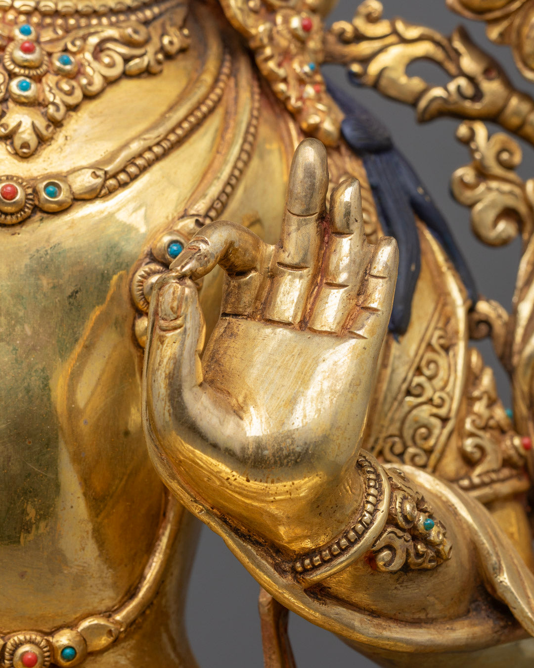 Nepalese Manjushri Statue | Bodhisattva Sculpture