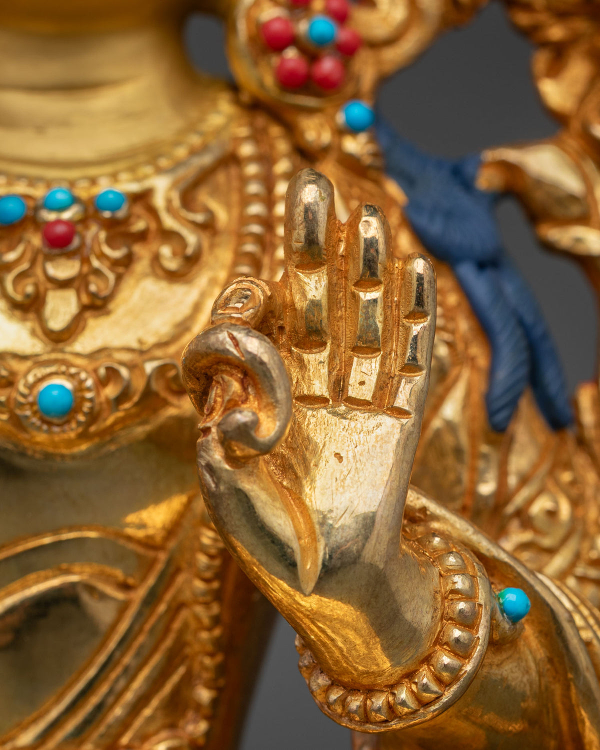Manjushri Statue | Buddhist Altar Art from Nepal