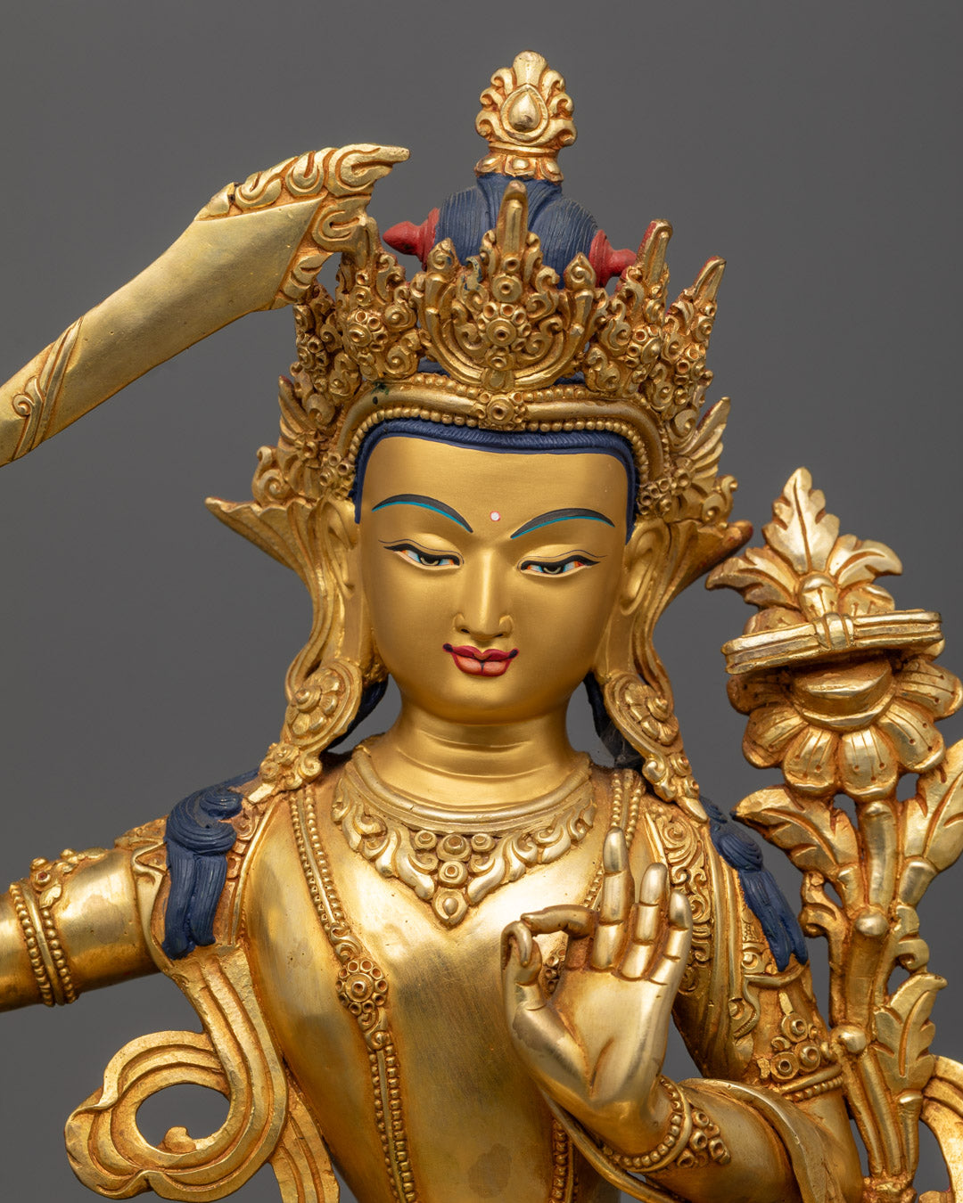 Authentic Manjushri Statue | Enlightenment & Insight Symbol