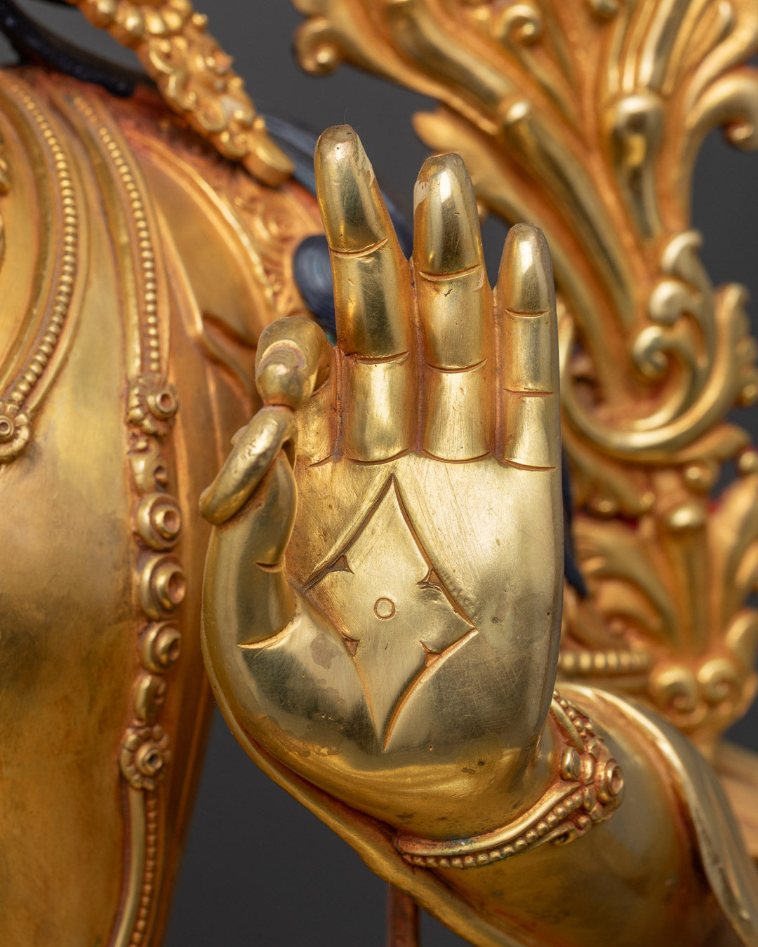 Handcrafted Manjushri  Sculpture | Buddhist Art from Nepal