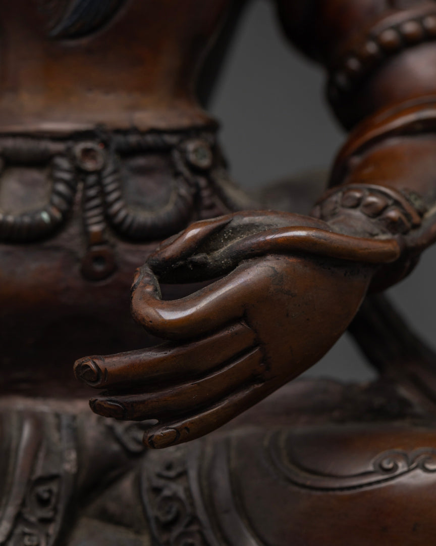 Manjushri Statue: The Bodhisattva of Wisdom & Intellect