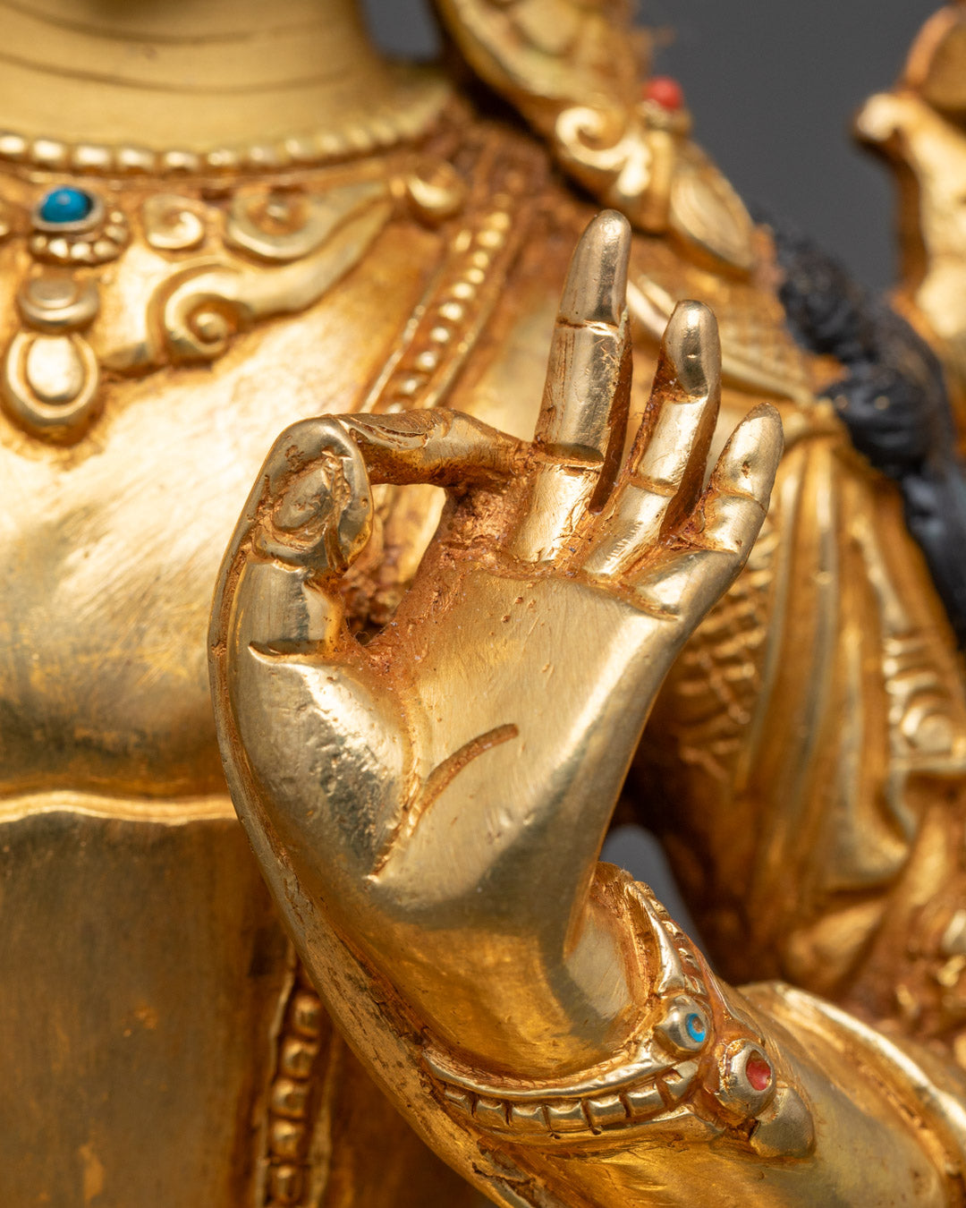 Traditional Manjushri Statue from Nepal | Enlightened Protector