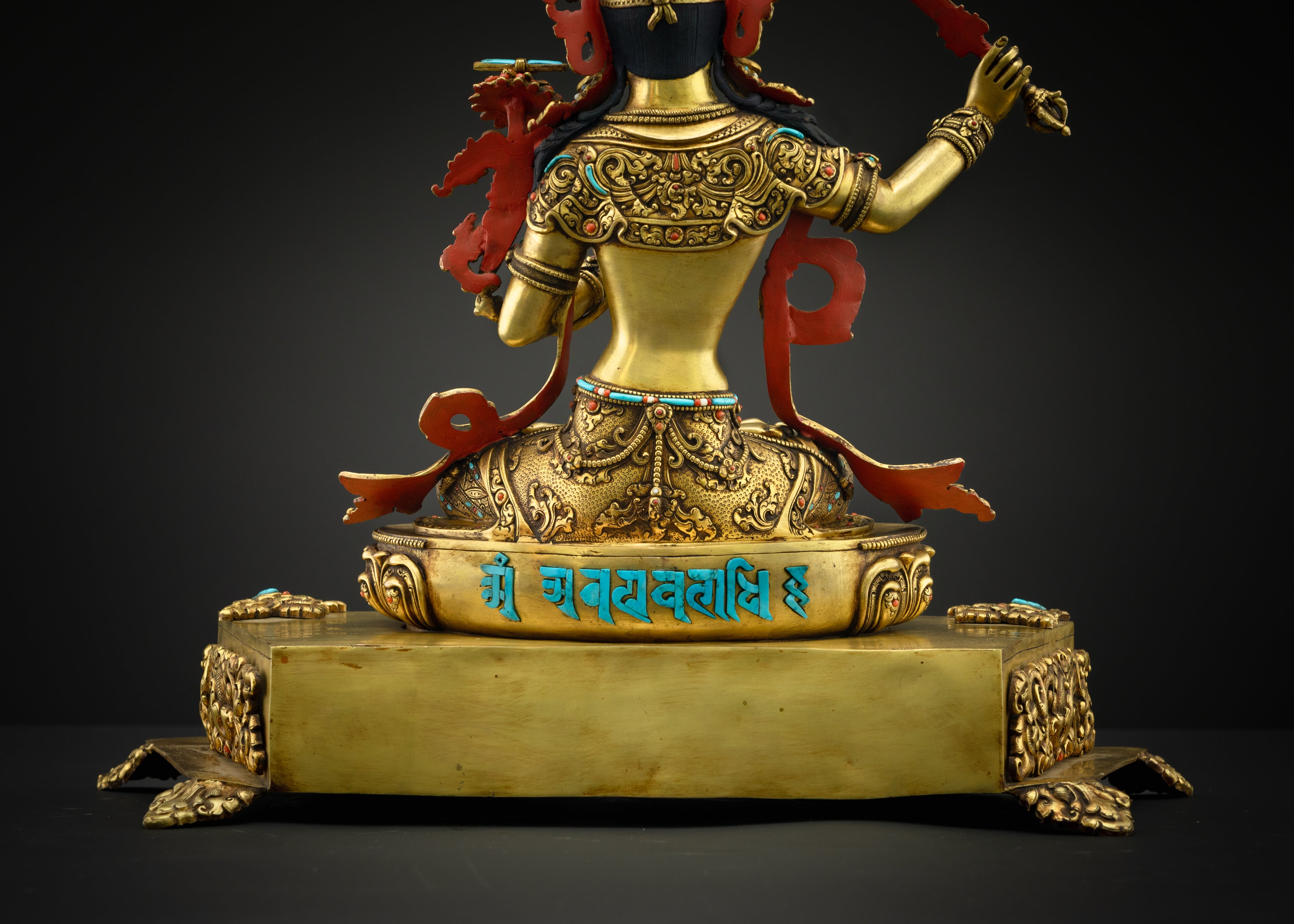 Tibetan Manjushri Statue | Manjushri Bodhisattva of Wisdom Sculpture