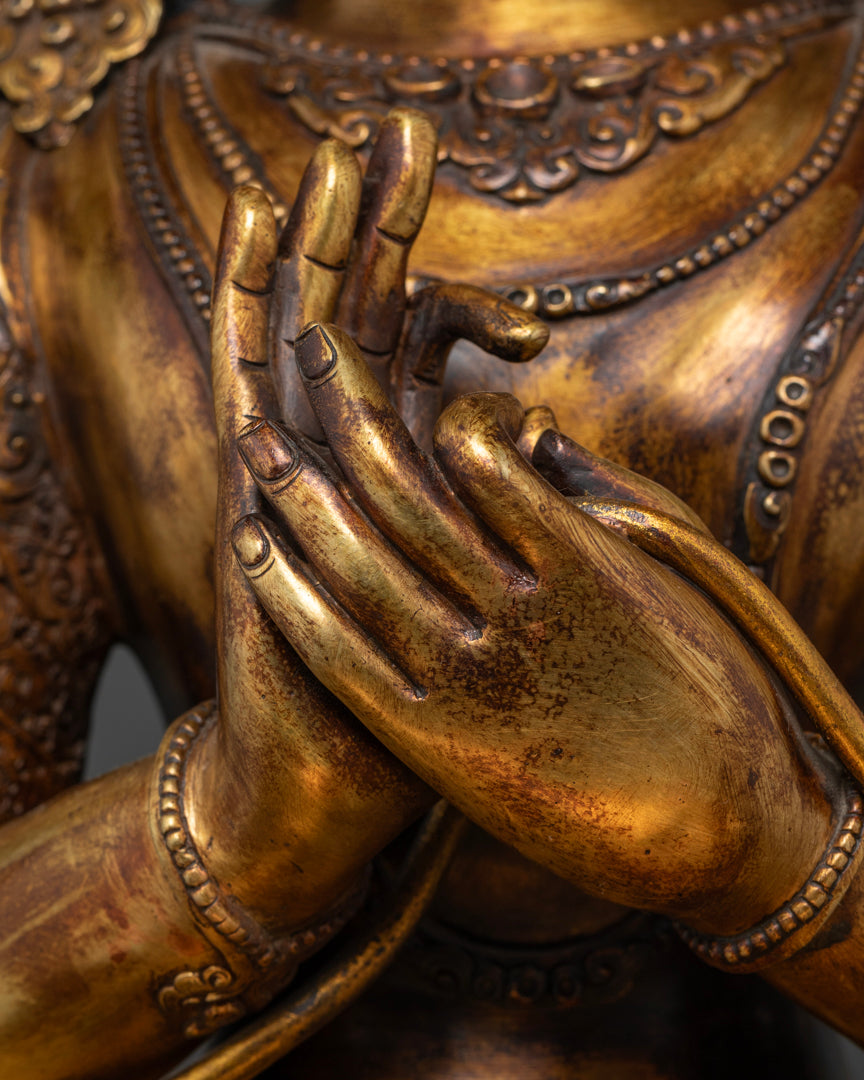 Antique Manjushri Statue | Tibetan Buddhism