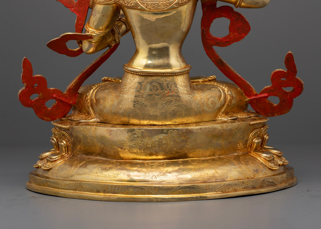 Manjushri Bodhisattva Statue: Himalayan Buddhist Art