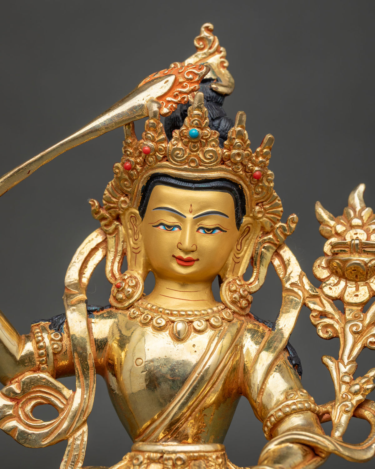 Manjushri Yab-Yum Buddhist Statue | Handcrafted Buddhist Artwork