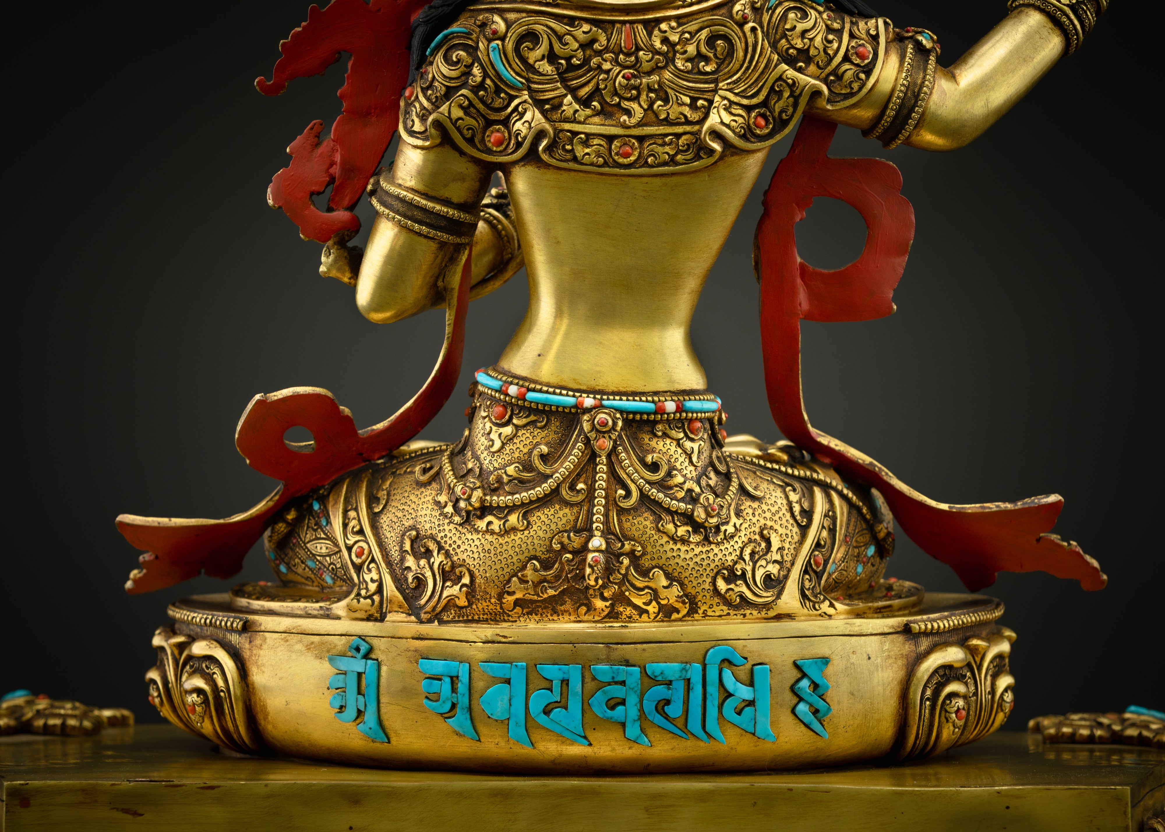 Tibetan Manjushri Statue | Manjushri Bodhisattva of Wisdom Sculpture