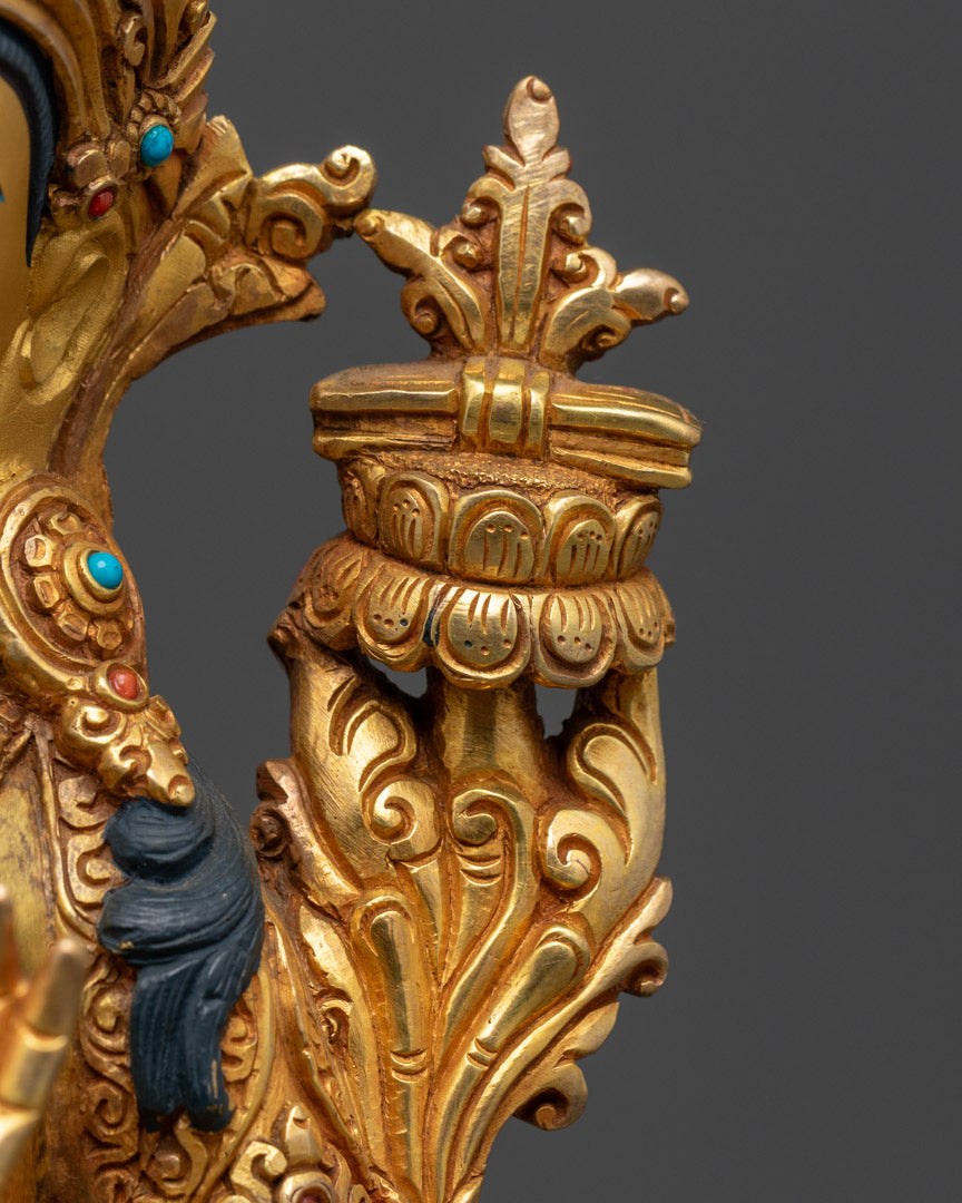 Bodhisattva Manjushri Statue | Himalayan Sacred Statue