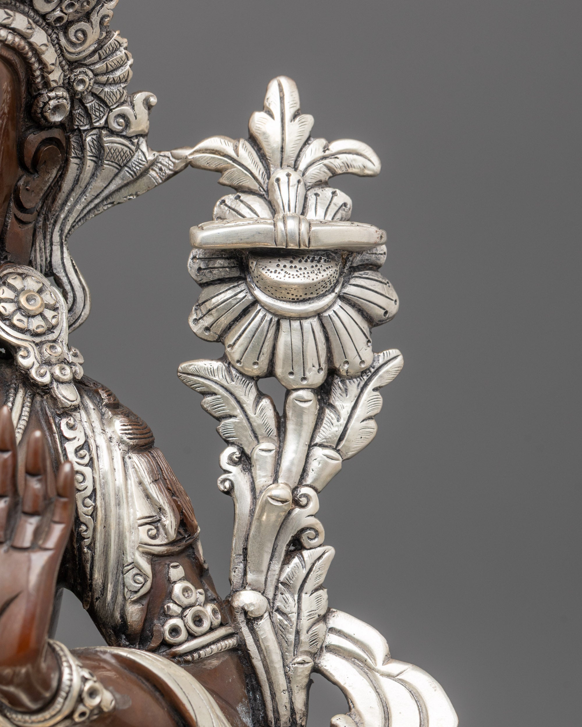 Bodhisattva Manjushri Statue | Finely Detailed Handcrafted Sculpture