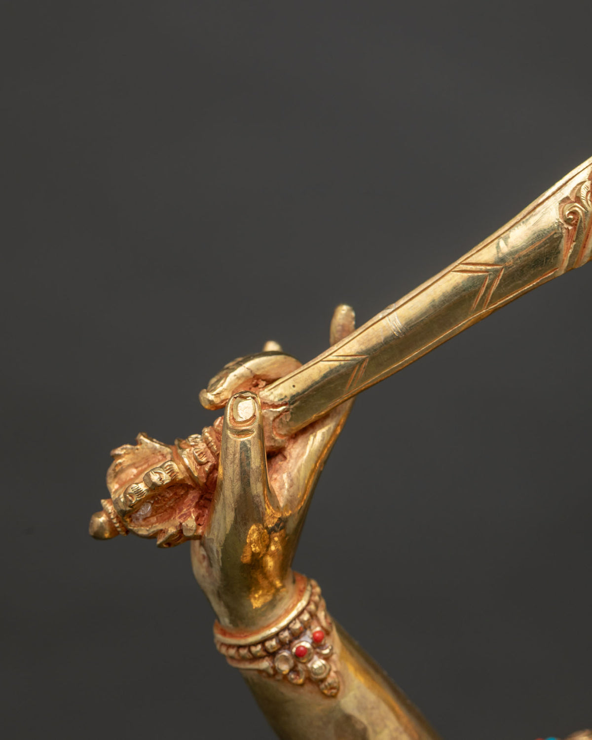 Manjushri Statue | Handcrafted Patan Buddhist Sculpture