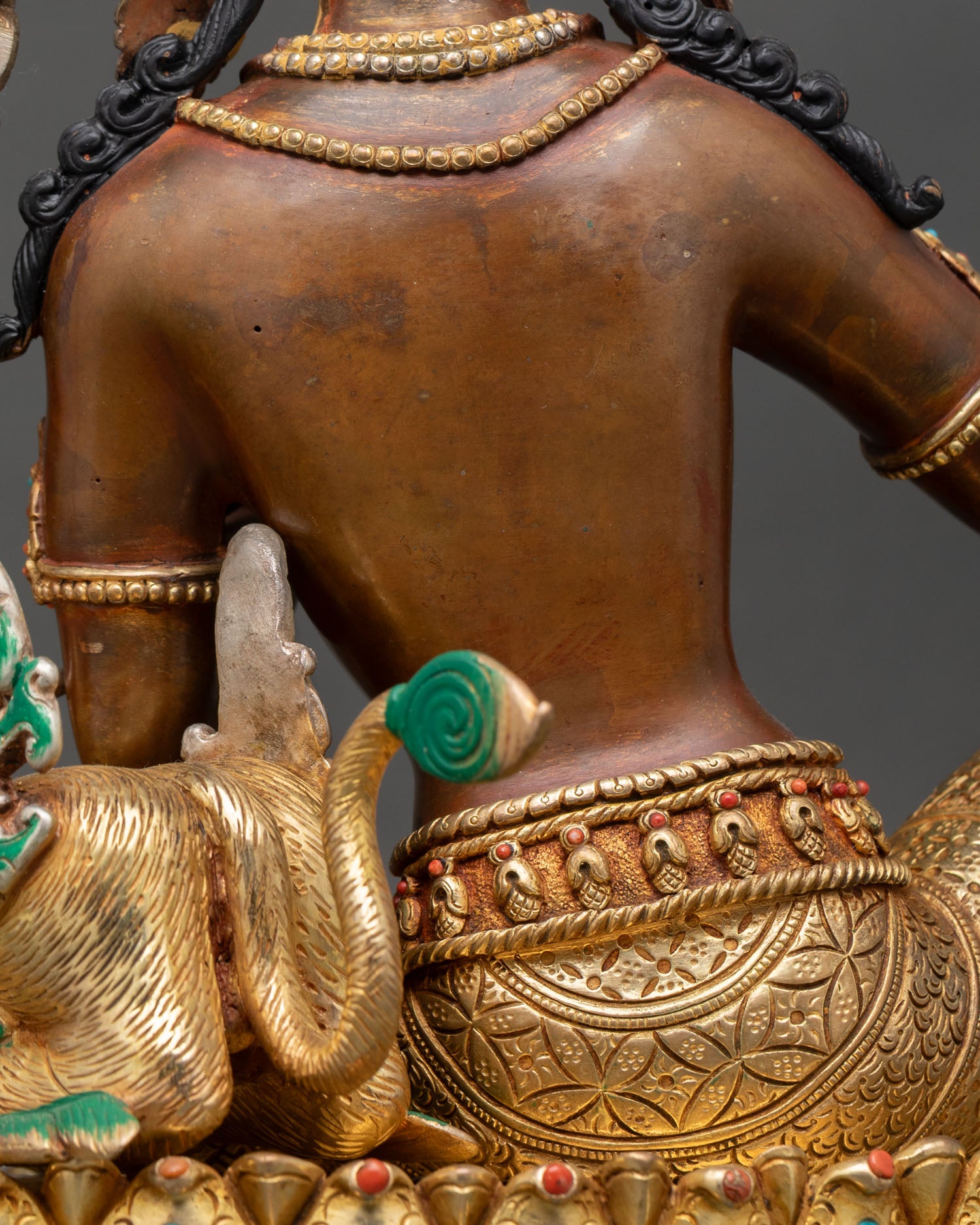 Vadisingha Manjushri Statue | Oxidized Copper Sculpture Nepal