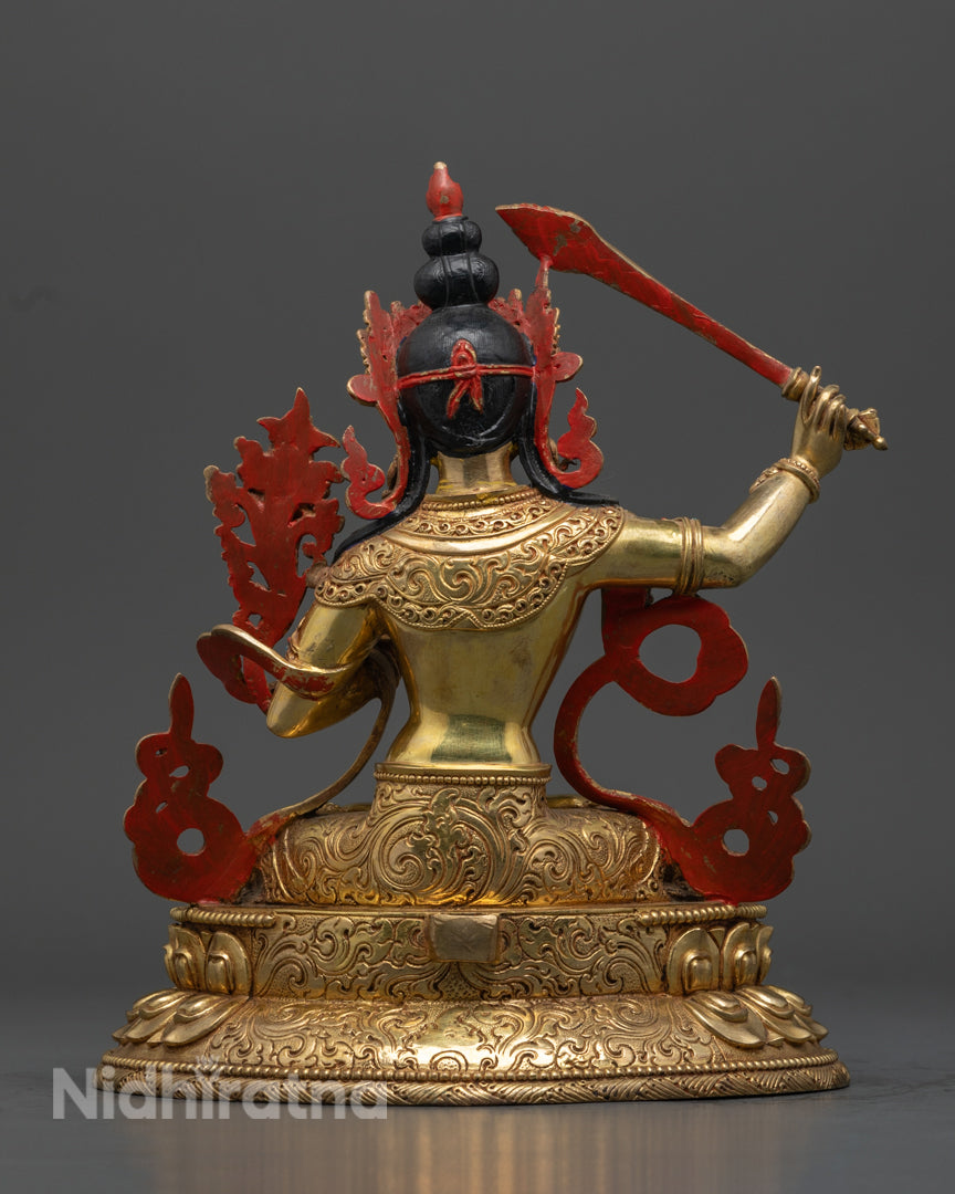 Authentic Manjushri Buddha Statue | Handcrafted in Nepal