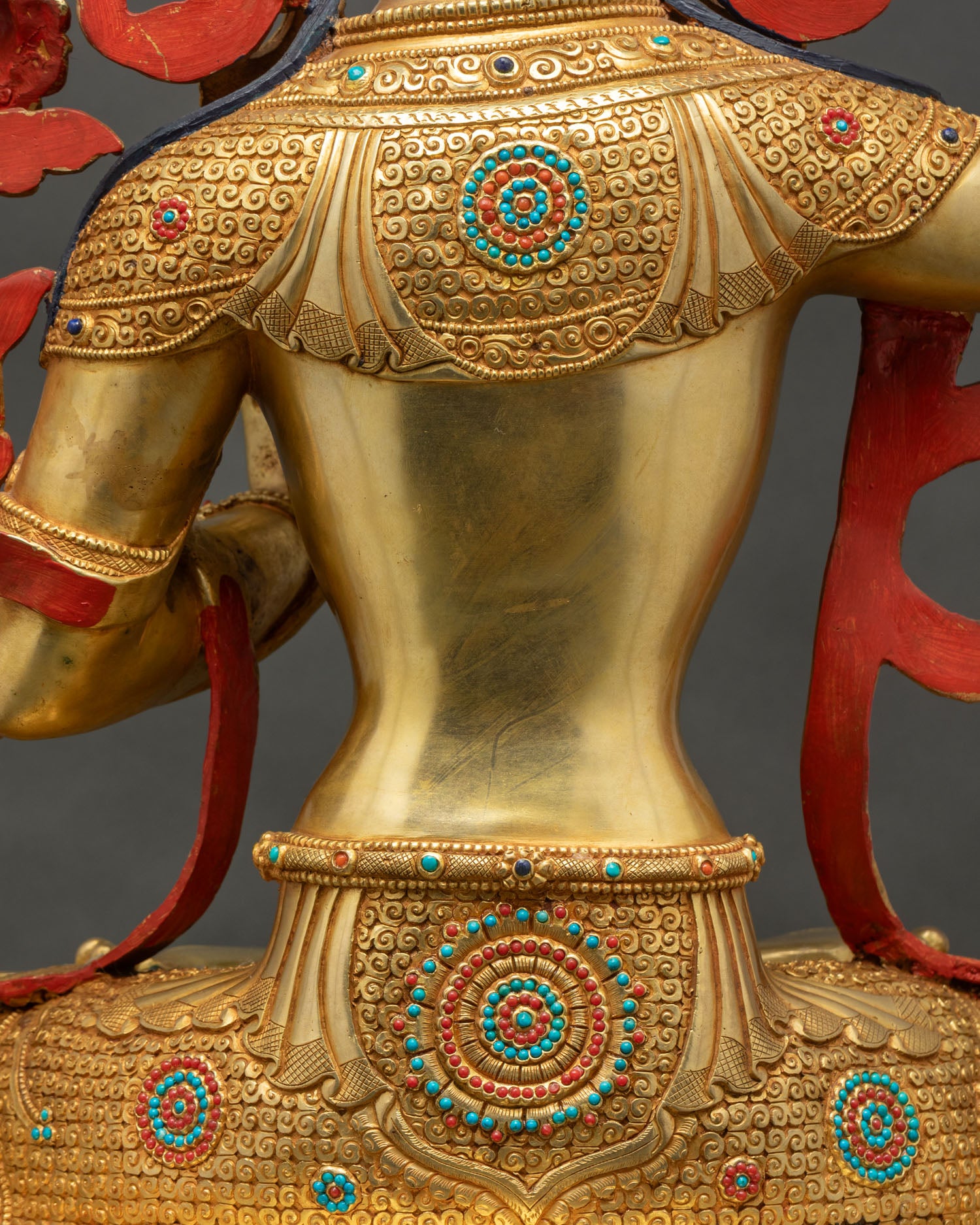 Bodhisattva Manjushri Statue | Life-Sized Buddhist Copper Sculpture