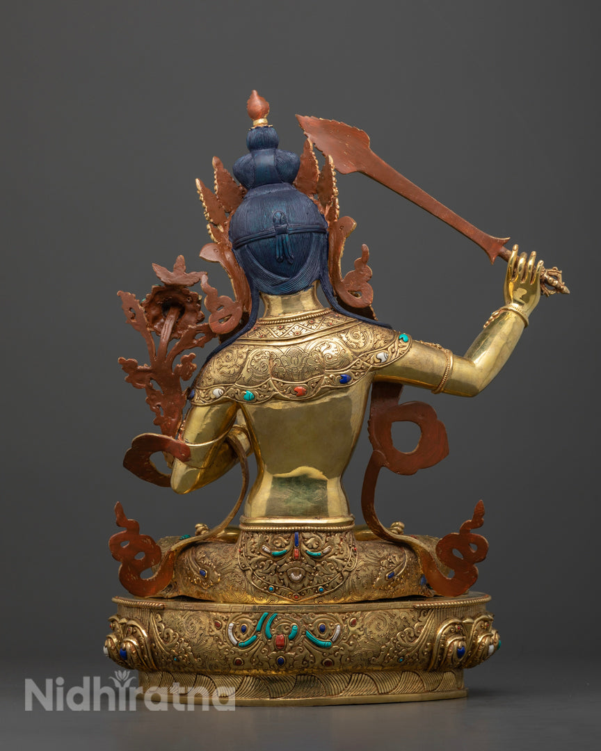 Sacred Manjushri Statue – Premium Buddhist Artwork