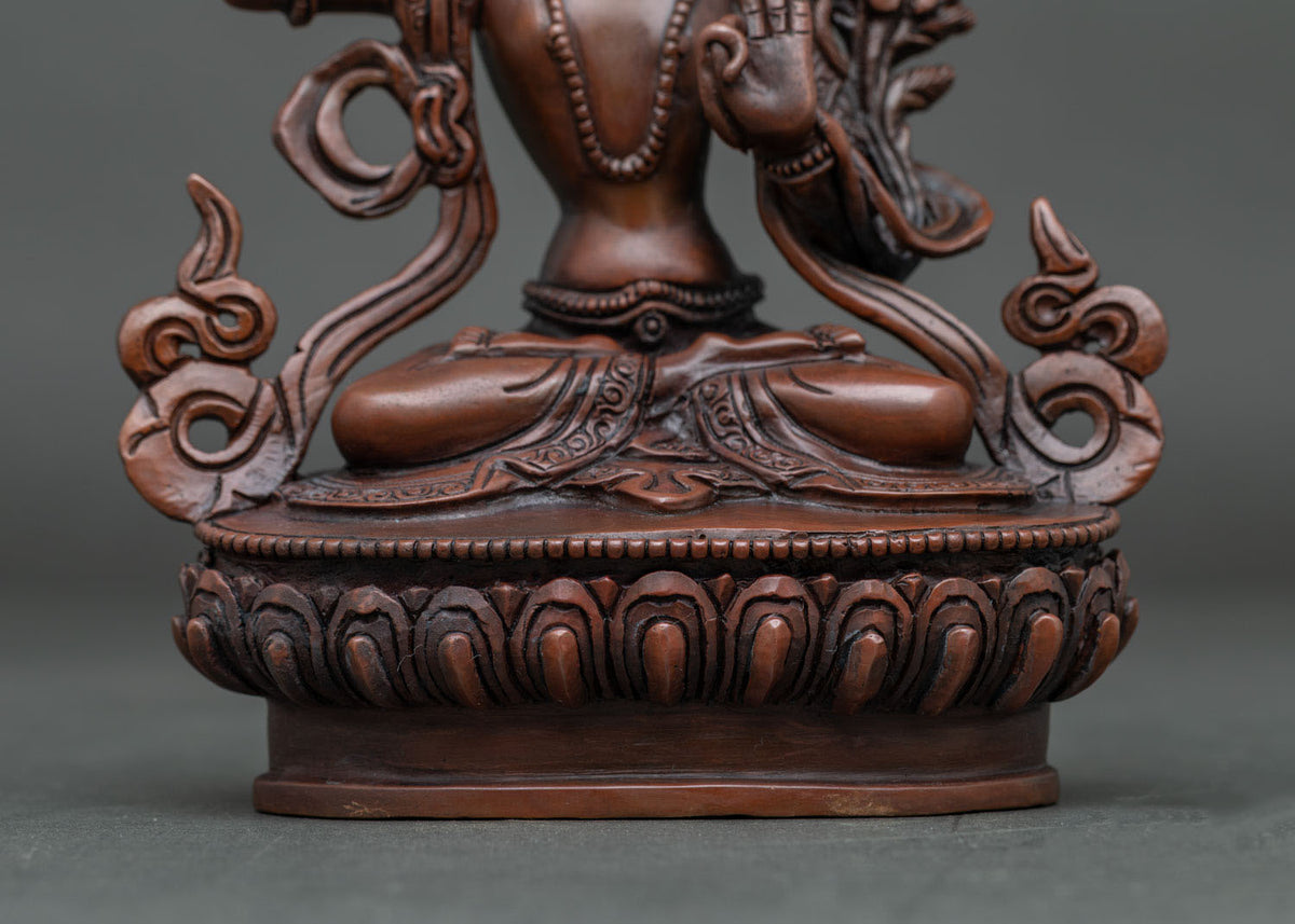 Oxidized Manjushri Statue | Wisdom Deity of Mahayana Buddhism
