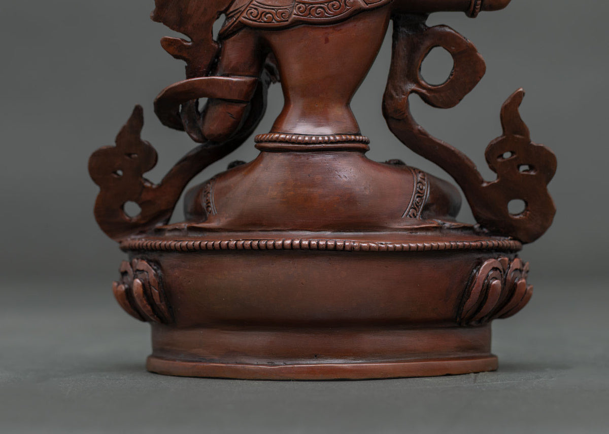 Oxidized Manjushri Statue | Wisdom Deity of Mahayana Buddhism