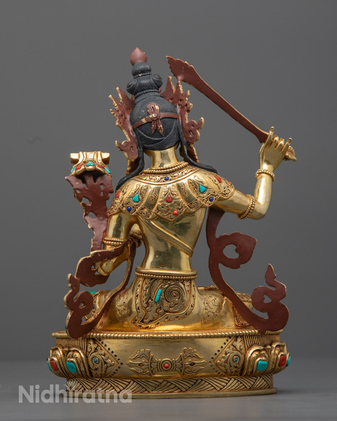 Sacred Manjushri Statue | Handcrafted by Nepalese Artisan