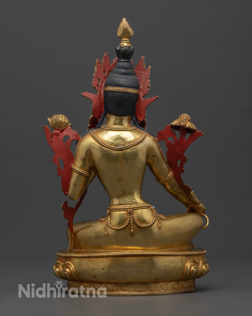 Green Tara Statue | Compassionate Mother Drolma Goddess