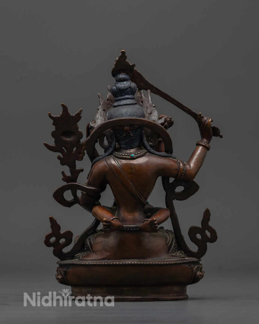 Manjushri Statue: The Bodhisattva of Wisdom & Intellect