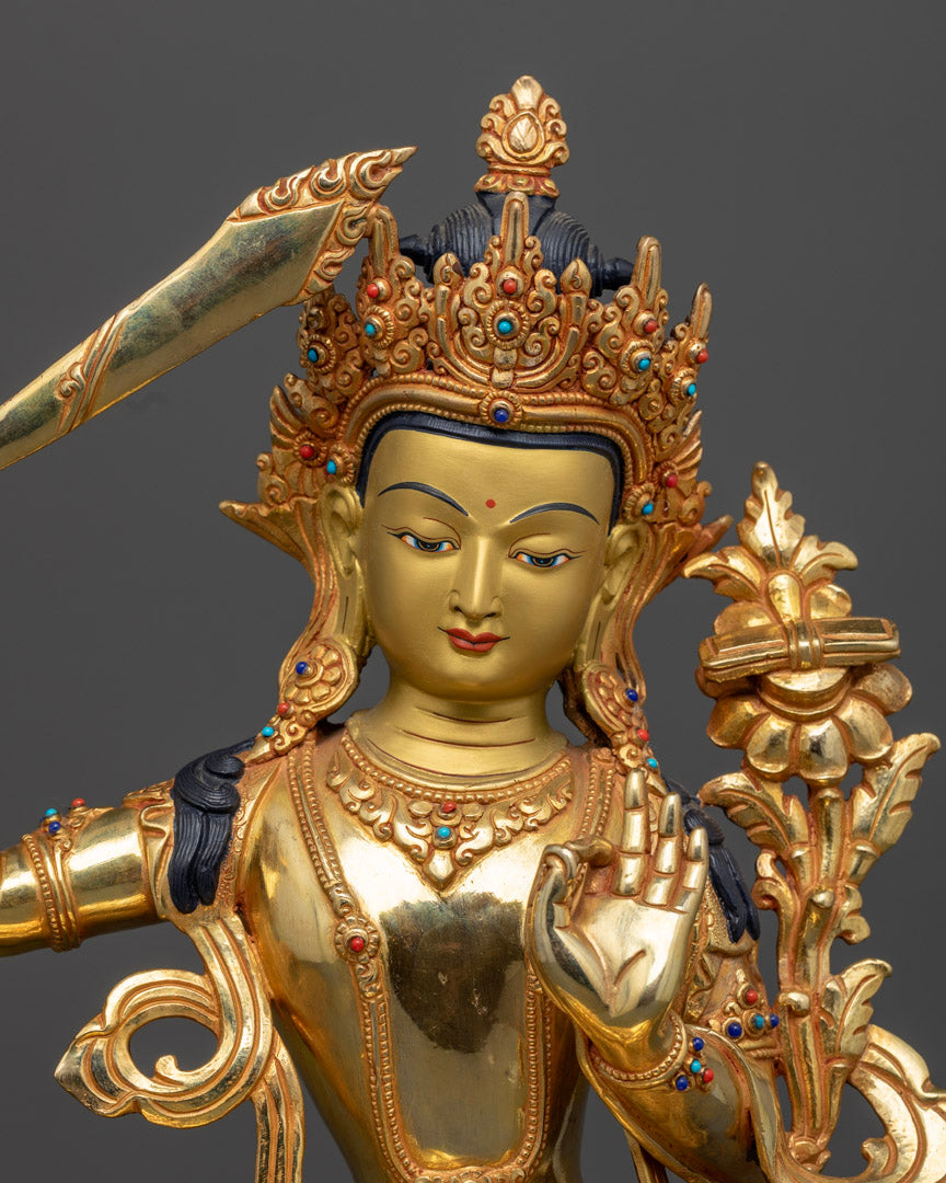 Tibetan Manjushri Statue | Manjushree Statue | Himalayan Art